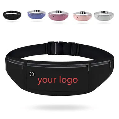 Reflective Sports Waist Bag with Adjustable Strap