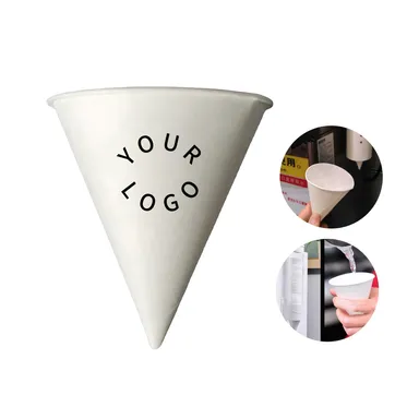 Cone-Shaped Paper Serving Cup