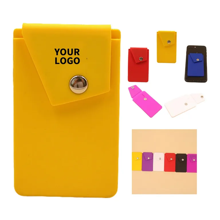 Adhesive Phone Card Holder with Snap Closure · IMPPHO026 · image 1