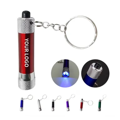 Five-LED Mini Flashlight with Swivel Keychain