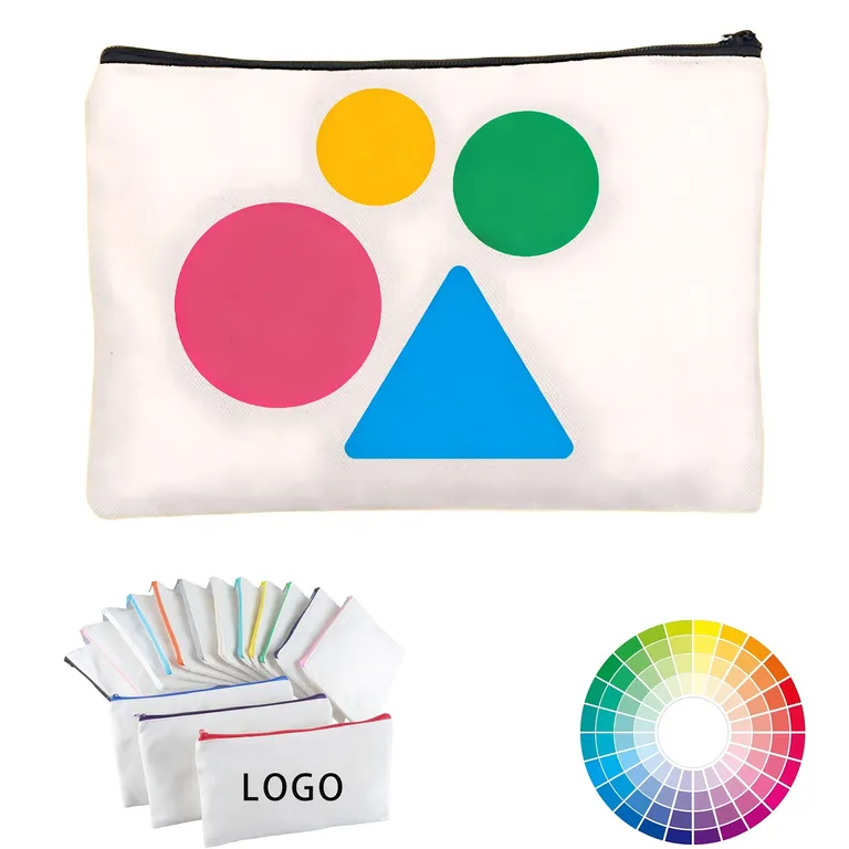 Canvas Zipper Pencil Pouch — IMPBAG063 · IMPBAG063 · image 1