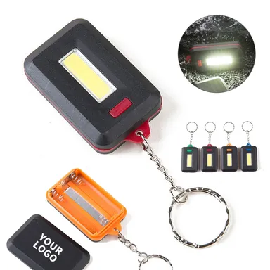 ABS COB Keychain Light with High, Low and Flash Modes