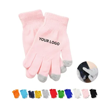 Acrylic Knit Touchscreen Winter Gloves — IMPAPP033