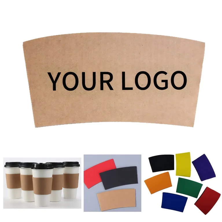 Full-Color Corrugated Paper Cup Sleeve · IMPDRI031 · image 1