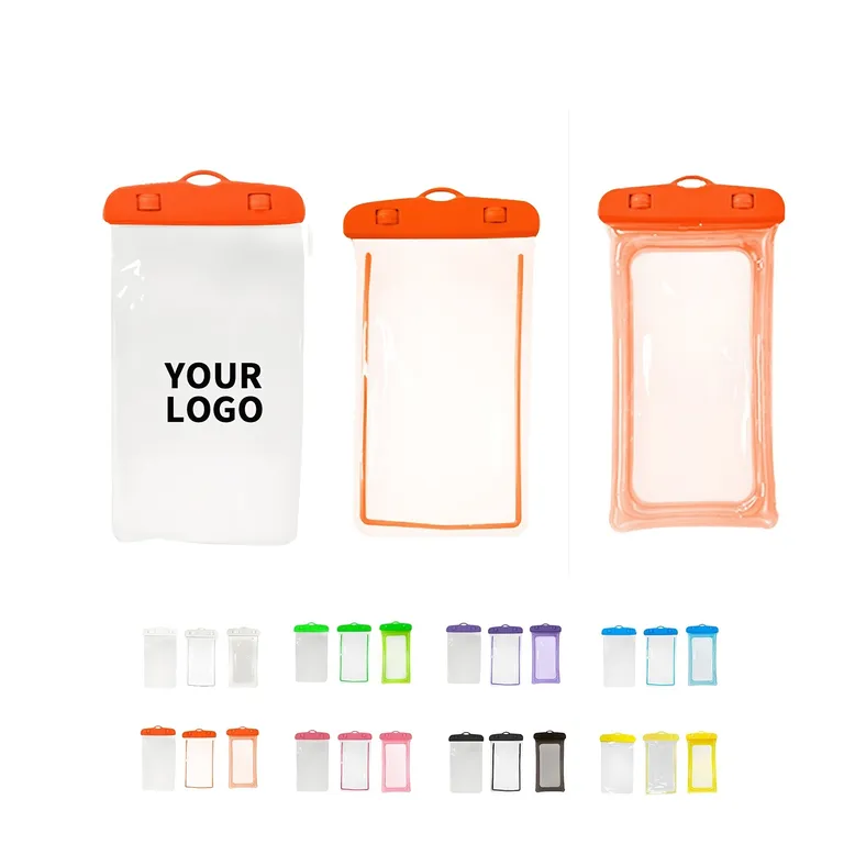 Clear-Window Phone Pouch with Locking Closure · IMPPHO040 · image 1