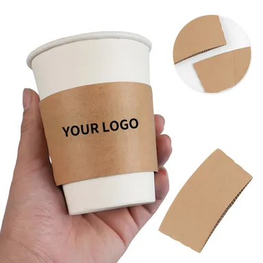 Kraft Paper Coffee Cup Sleeve