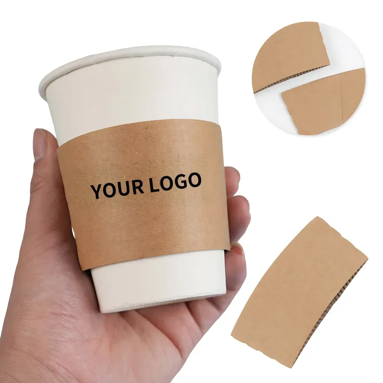 Kraft Paper Coffee Cup Sleeve · IMPDRI015 · image 1