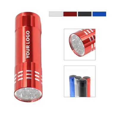 Compact Aluminum LED Flashlight with Tail Switch