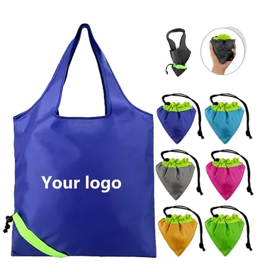 Strawberry-Pouch Foldable Shopping Tote
