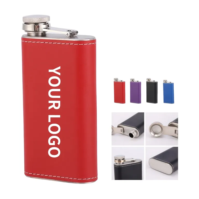 5 oz. Stainless Steel Hip Flask with PU Wrap · IMPDRI081 · image 1