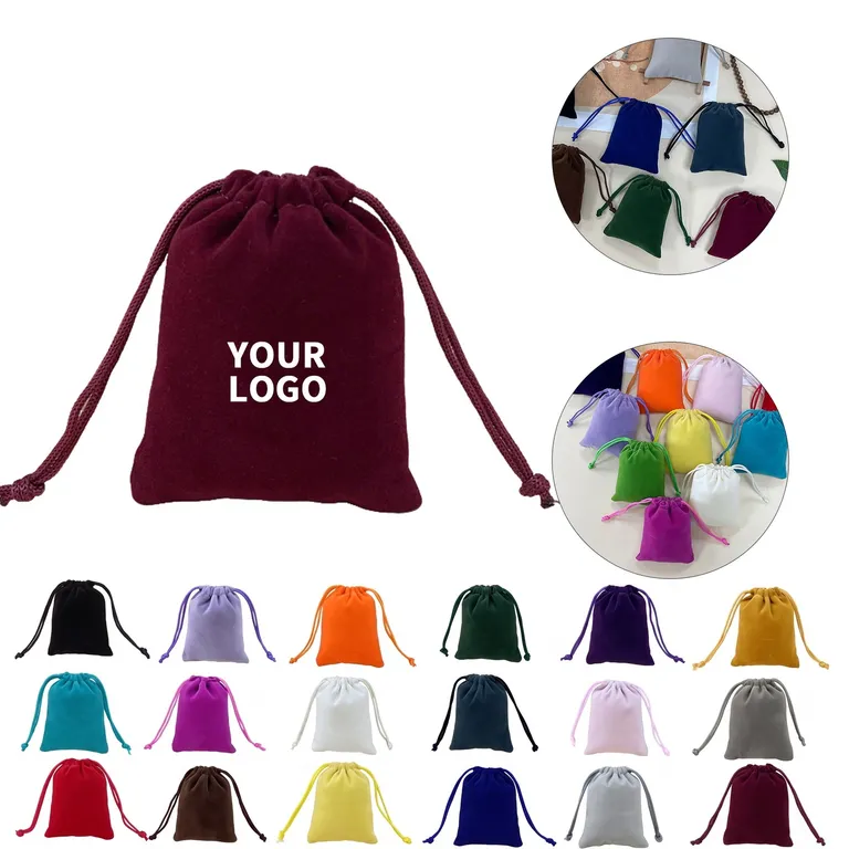 Velvet Drawstring Jewelry Gift Bag · IMPBAG001 · image 1