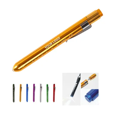 Aluminum LED Penlight with Pocket Clip