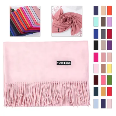 Pashmina Wrap Scarf with Full-Color Imprint