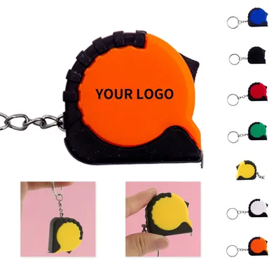 Mini Keychain Tape Measure with Inch and Metric Scale