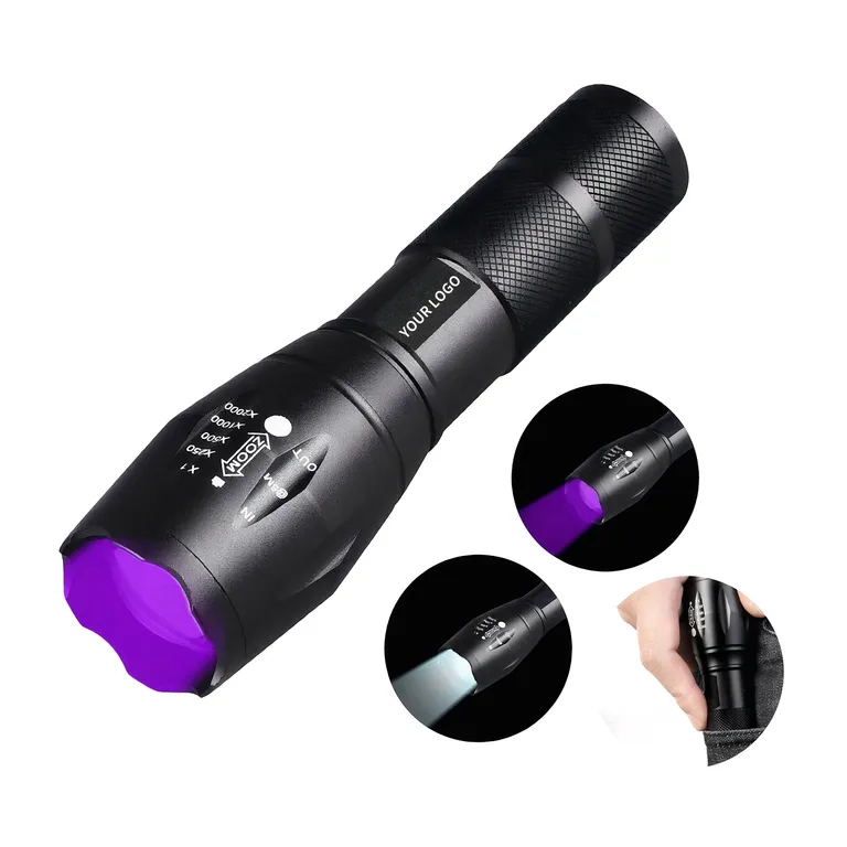 Five-Mode Aluminum LED Flashlight with Adjustable Zoom · IMPTOO010 · image 1