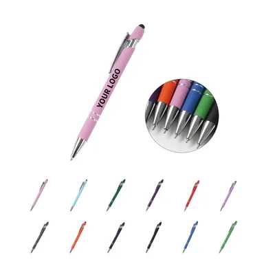 Aluminum Ballpoint Pen with Touchscreen Stylus