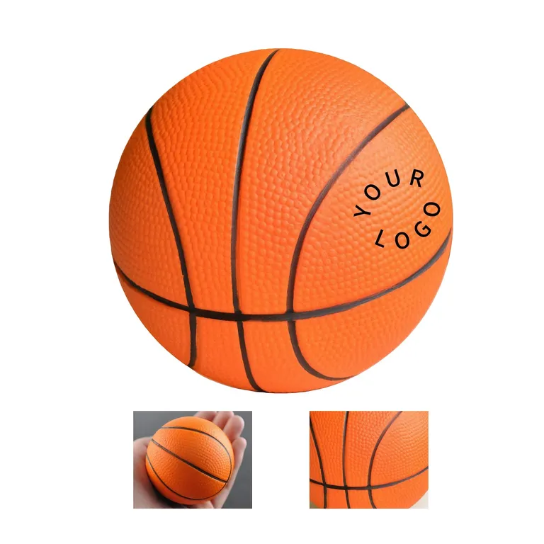 Mini Basketball-Shaped Foam Stress Ball · IMPWEL004 · image 1
