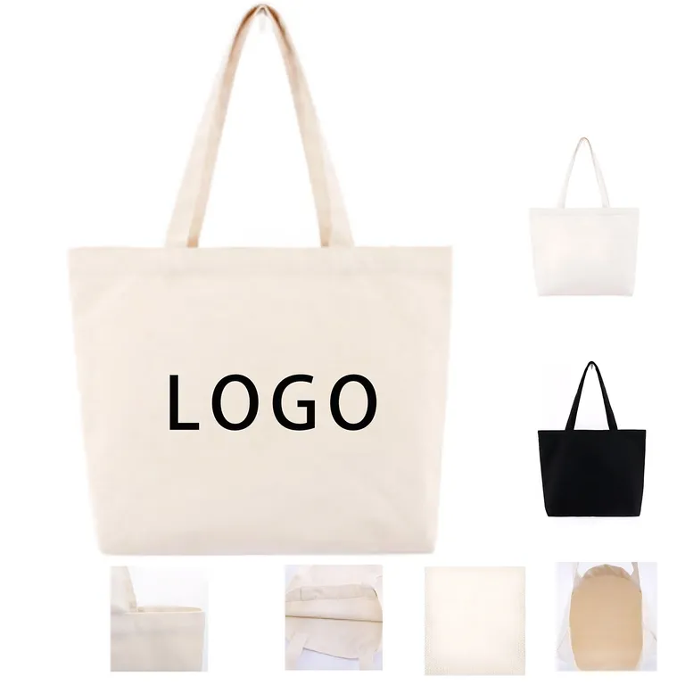 Canvas Tote Bag with Reinforced Handles · IMPBAG059 · image 1