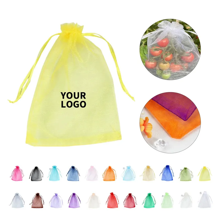 Sheer Organza Drawstring Favor Pouch · IMPBAG023 · image 1