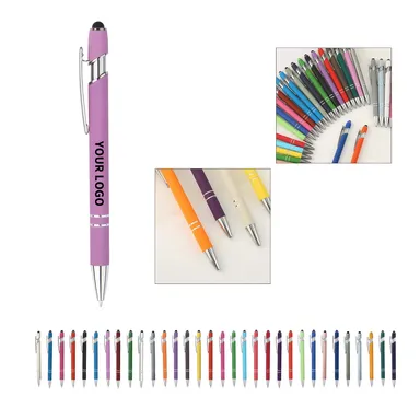 ABS Ballpoint Pen with Touchscreen Stylus
