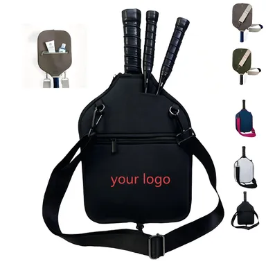 Neoprene Pickleball Paddle Carry Bag with Shoulder Strap