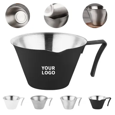 3.4 oz. Stainless Steel Espresso Measuring Cup