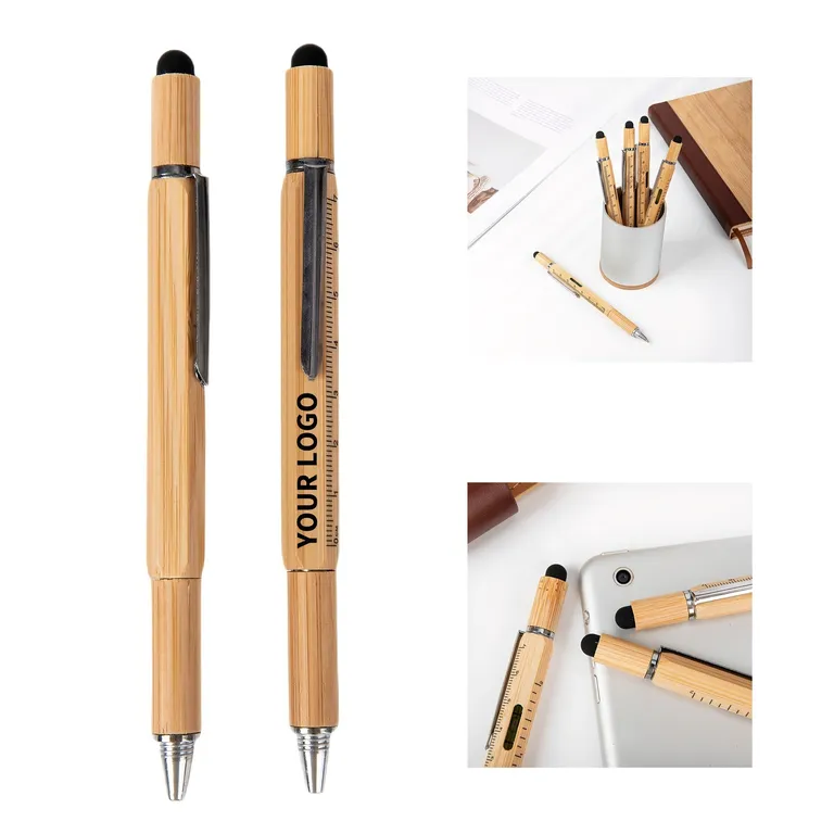 Bamboo Six-in-One Tool Pen · IMPTOO056 · image 1