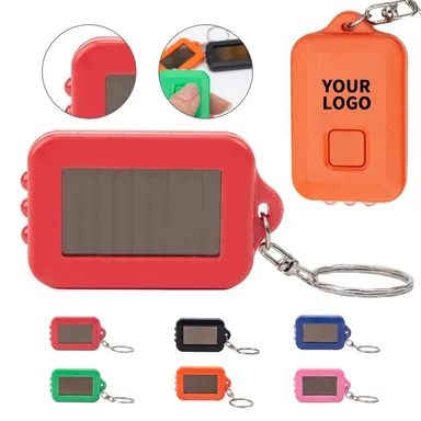 Solar-Powered Keychain Flashlight
