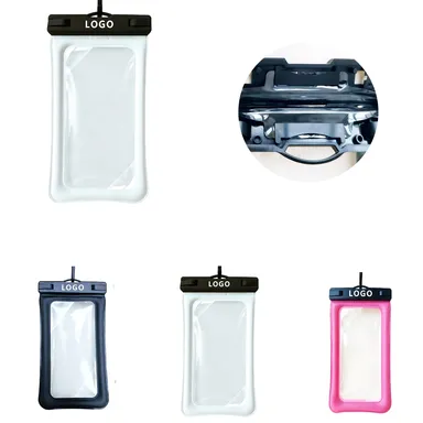 Clear TPU Phone Pouch with Locking Top