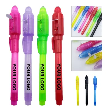 Invisible-Ink Pen with UV Light Cap