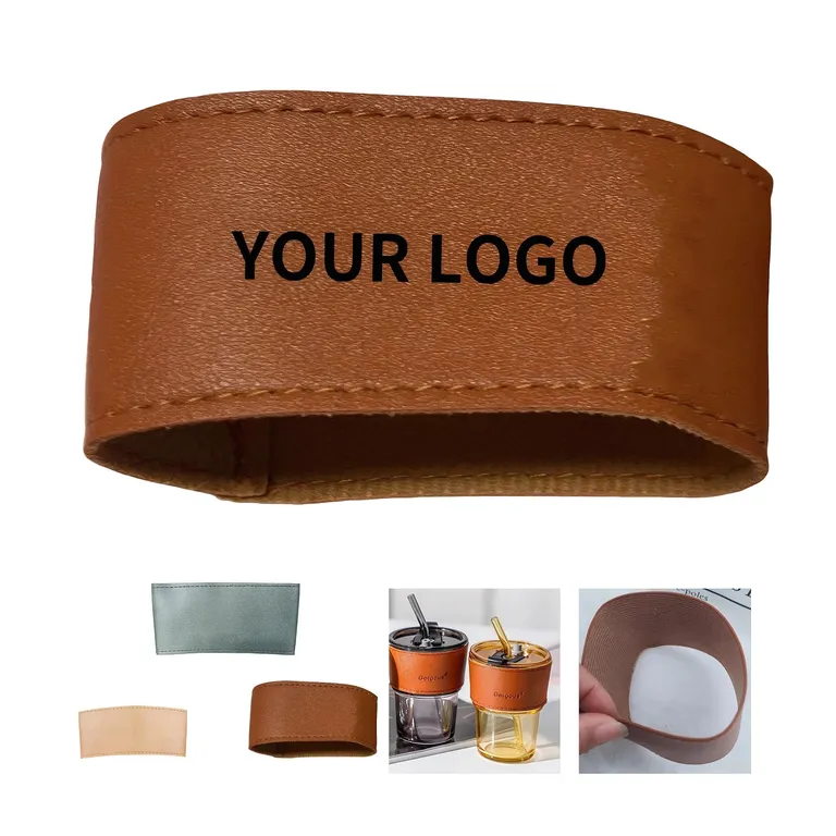 PU Leather Cup Sleeve for Custom Debossing · IMPDRI069 · image 1