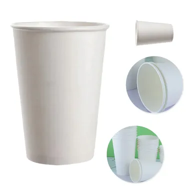 12 oz. White Paper Drink Cup