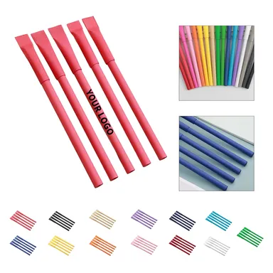 Kraft Paper Tube Ballpoint Pen