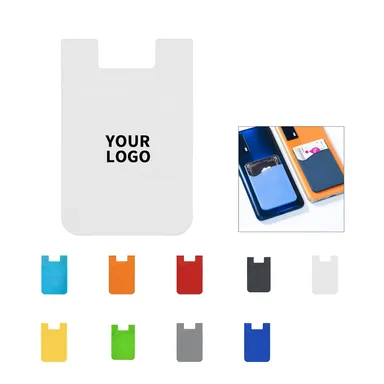 Adhesive Silicone Phone Card Wallet