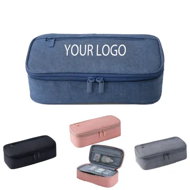 Large-Capacity Zippered Pencil Case