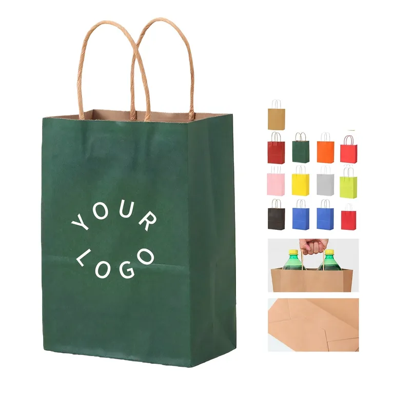 Small Kraft Paper Gift Bag with Twisted Handles · IMPBAG050 · image 1
