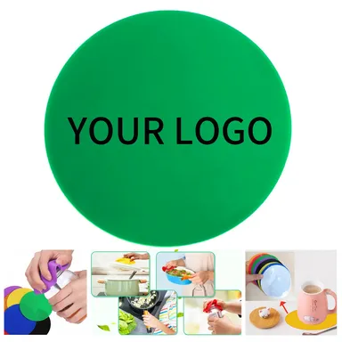 Round Silicone Jar-Grip Disk and Coaster