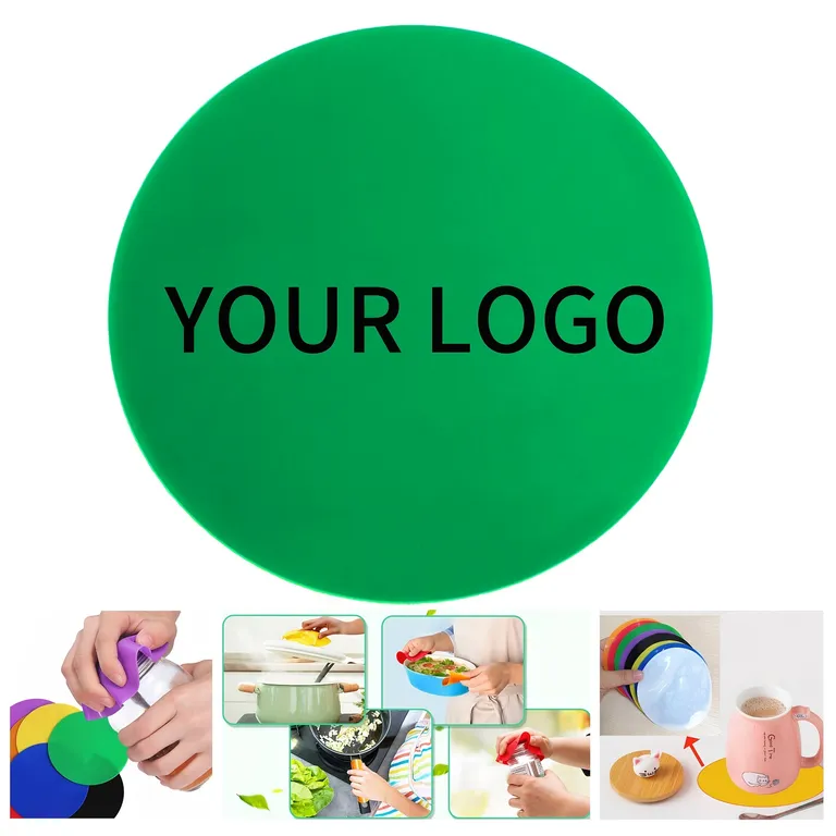 Round Silicone Jar-Grip Disk and Coaster · IMPACC055 · image 1