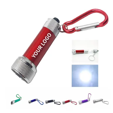 Three-LED Aluminum Mini Flashlight with Swivel Clip