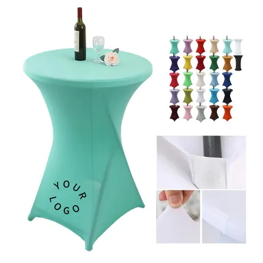 Stretch Round Cocktail Table Cover