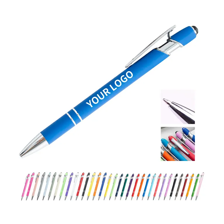 Metal Twist Ballpoint Pen with Capacitive Stylus · IMPOFF009 · image 1