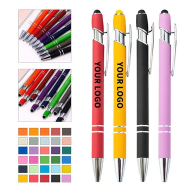ABS Stylus Ballpoint Pen with Pocket Clip
