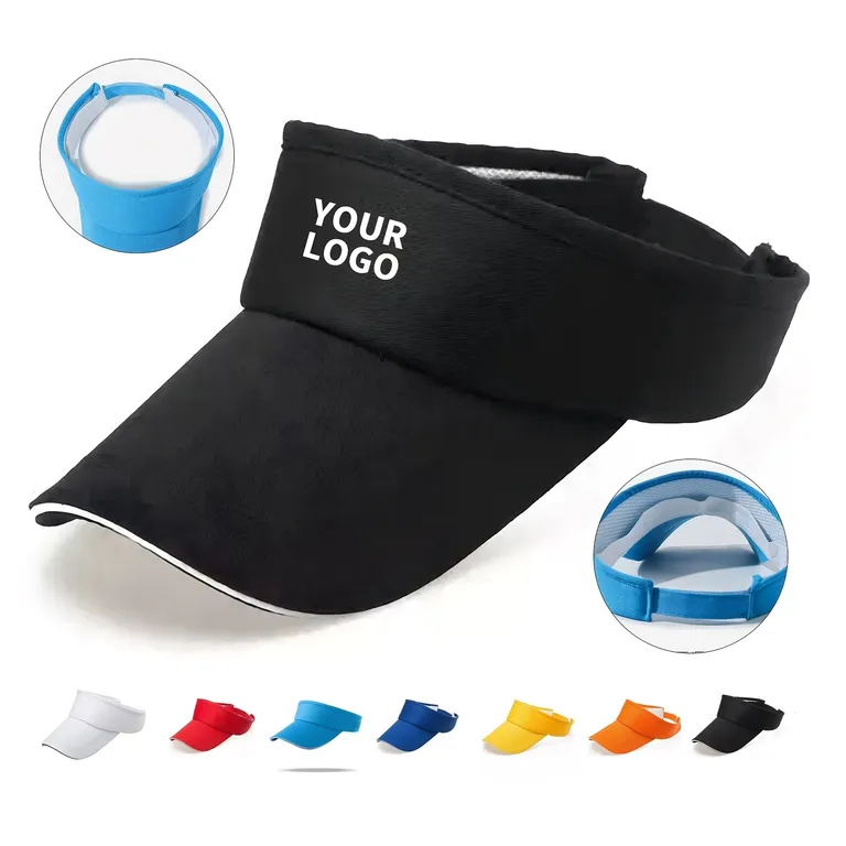 Cotton Sun Visor with Extended Brim · IMPAPP006 · image 1