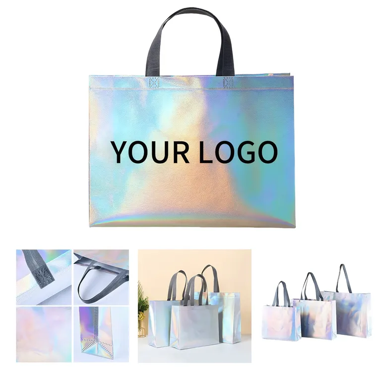 Holographic Non-Woven Gift Tote Bag · IMPBAG010 · image 1
