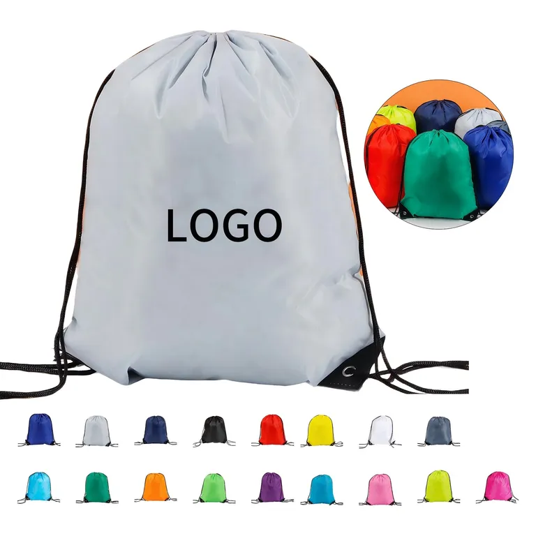 210D Polyester Drawstring Backpack · IMPBAG045 · image 1