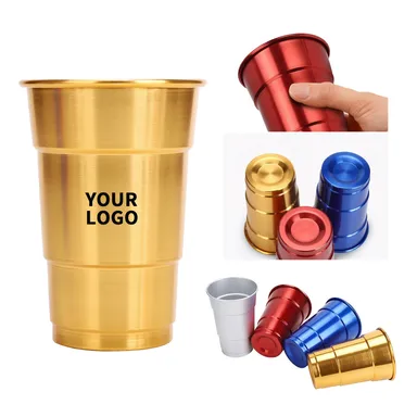 17 oz. Aluminum Cup with Stepped Sides