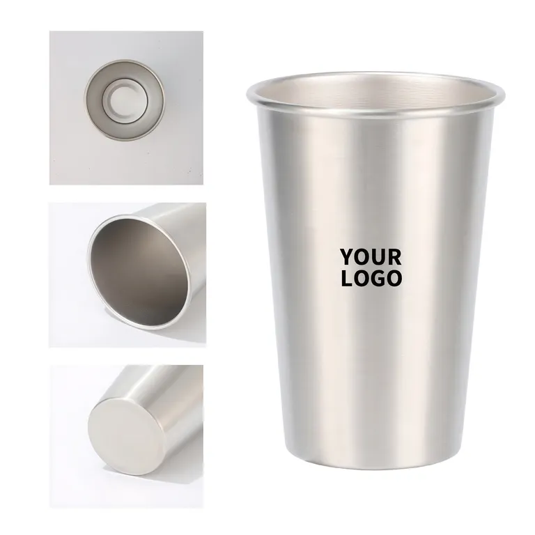 9 oz. Polished Stainless Steel Cup · IMPDRI011 · image 1