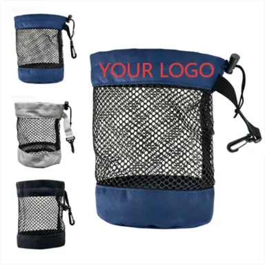 Drawstring Mesh Golf Ball Storage Pouch