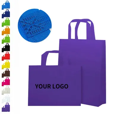 Nonwoven Grocery Tote Bag with Long Handles