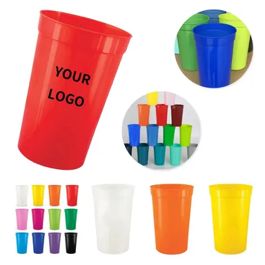 Colored Open-Top Plastic Party Cup
